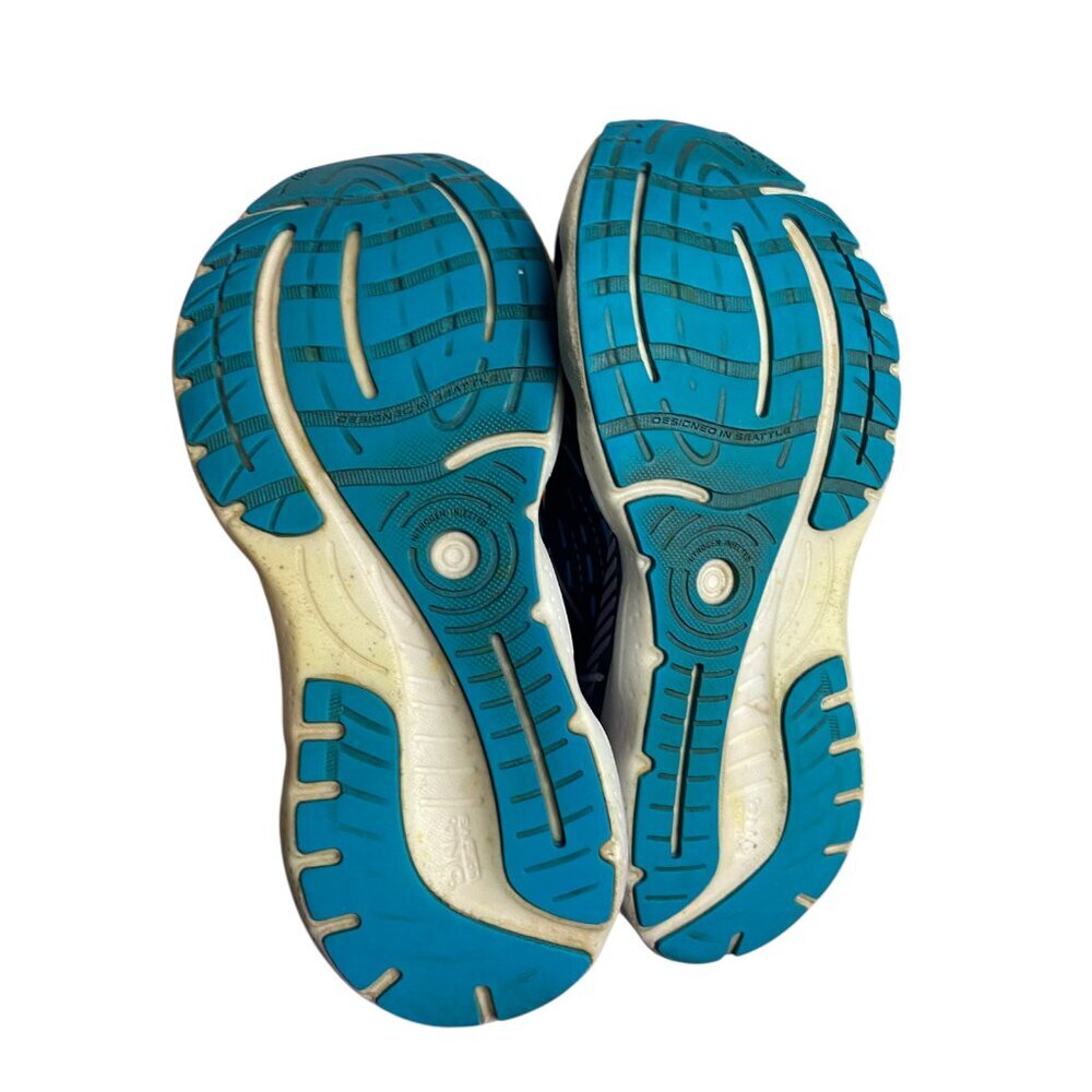 Brooks Women's Size 8 Glycerin GTS 20 Running Shoes Navy Blue Lilac Gym Active - Picture 5 of 6